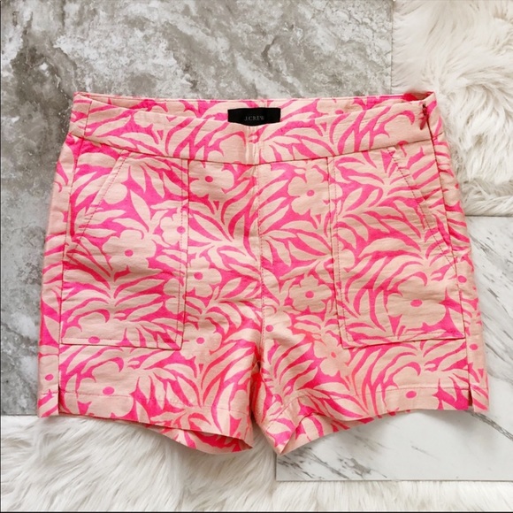J. Crew Pants - J Crew | Plumeria Jacquard Shorts